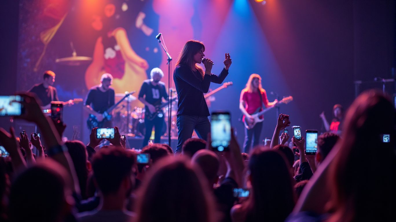 Artist Performing Live and Streaming
