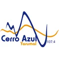 Cerro Azul Stereo 107.4 FM Radio Logo
