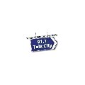 Talk City 91.1 FM Radio Logo