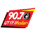 90.7 UTY FM Medari Radio Logo