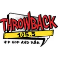 W288DD Throwback Miami 105.5 FM Radio Logo