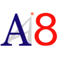 Antena 8 100.1 FM Radio Logo
