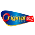 Original Stereo 90.7 FM Radio Logo