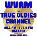 WVAM-AM 1450, FM 98.1 & 107.9 "The True Oldies Channel" Parkersburg, WV  Radio Logo