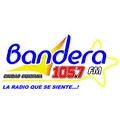 BANDERA 105.7 FM Radio Logo