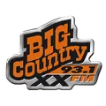 CJXX-FM "Big Country 93.1"  Grand Prairie, AB  Radio Logo