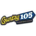CKTG-FM 105.3 "Country 105" Thunder Bay, ON Radio Logo