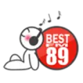 Best Radio FM. 89.0 MHz. Radio Logo