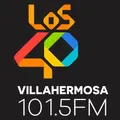 LOS40 Villahermosa - 101.5 FM - XHEPAR - Radio Núcleo - Villahermosa, Tabasco Radio Logo