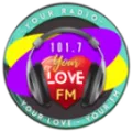 101.7 Your Love FM Radio Logo