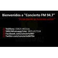 Concierto FM 94.7 Radio Logo