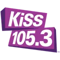 CJMX-FM "KISS 105.3" Sudbury, ON  Radio Logo