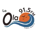La Ola (Tuxpan) - 91.5 FM - XHTL-FM - Tuxpan, VE Radio Logo