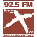 92.5FM The X - CFBX, Kamloops, B.C. Canada Radio Logo