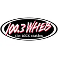 100.3 WHEB Radio Logo