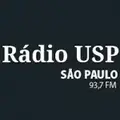 Rádio USP 93.7 FM Radio Logo