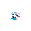 Radio74 88.8 MHz Radio Logo