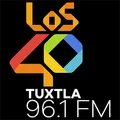 LOS40 Tuxtla - 96.1 FM - XHTGZ-FM - Radio Núcleo - Tuxtla Gutiérrez, Chiapas Radio Logo