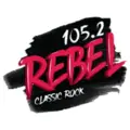 REBEL 105.2 Radio Logo