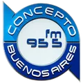 Concepto FM 95.5 MHz Radio Logo