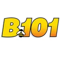 B101 101.1 FM Radio Logo