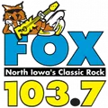 KLKK-FM 103.7 North Iowa's Classic Rock, Clear Lake, Iowa Radio Logo