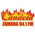 Candela Zamora 94.1 FM Radio Logo