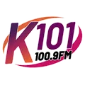 K101 KZMK 100.9FM Radio Logo