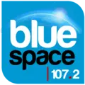 Blue Space 107,2 FM Athens Radio Logo