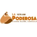 La Poderosa (Ciudad Acuña) - 1570 AM - XERF-AM - IMER - Ciudad Acuña, Coahuila Radio Logo