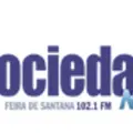 Rádio Sociedade News FM 102.1 Feira de Santana Radio Logo