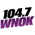 104.7 WNOK Radio Logo