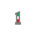 Antenna 1 Roma (107.1 MHz FM) Radio Logo