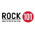 CFMI 101.1 "Rock 101" New Westminster, BC Radio Logo