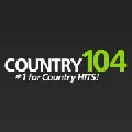 CKDK 103.9 "Country 104" Woodstock, ON Radio Logo