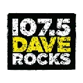 CJDV 107.5 "Dave Rocks" Kitchener, ON Radio Logo