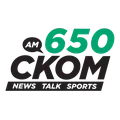 CKOM News/Talk 650 (Saskatoon, SK) Radio Logo