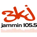 KKKJ "Jammin" 105.5 FM Merrill, OR Radio Logo