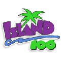 WILN "Island 106" 105.9 FM Panama City, FL Radio Logo