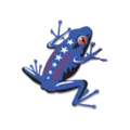 WFGF 92.1 "The Frog"  Wapakoneta, OH Radio Logo
