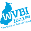 WVBI-LP 100.1 Beaver Island, MI Radio Logo