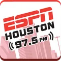 KFNC 97.5  "ESPN Houston" Mont Belevieu, TX Radio Logo