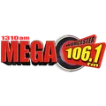 WORC-AM &quot;La Mega&quot; 1310 &amp; 106.1 Worcester, MA Radio Logo