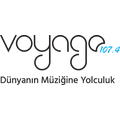 107.4 Radio Voyage Radio Logo