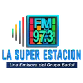 FM 97.3 La Super Estación Radio Logo