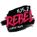 REBEL FM 105.2 Radio Logo