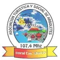 Coral FM Stereo 107.4 Radio Logo