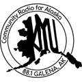 KIYU-FM 88.1 "Big River Public Broadcasting" Galena, AK  Radio Logo