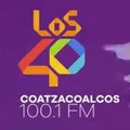 LOS40 Coatzacoalcos - 100.1 FM - XHNE-FM - Liberal del Sur - Coatzacoalcos, Veracruz Radio Logo