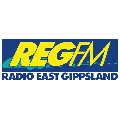 REG FM - Lakes Entrance / Bairnsdale - 90.7 FM / 105.5 FM (MP3) Radio Logo